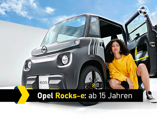 Der neue vollelektrische Opel Rocks-e